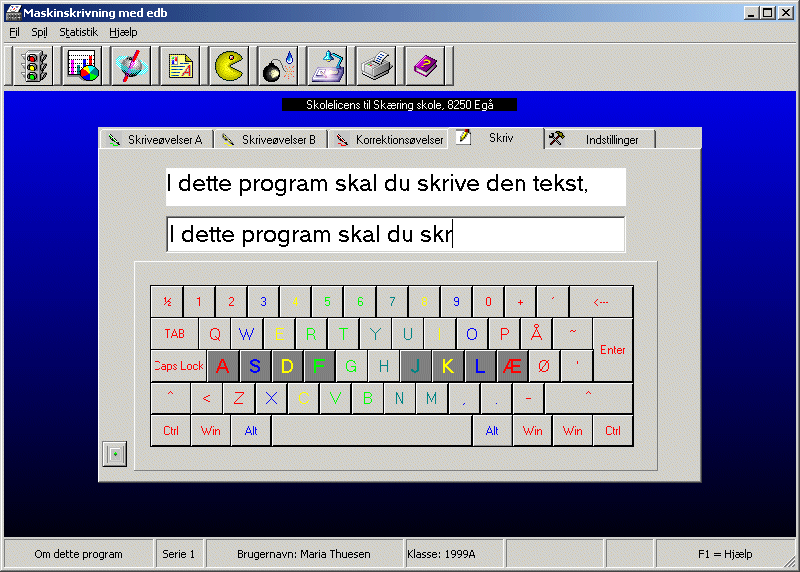 Maskinskrivning med edb